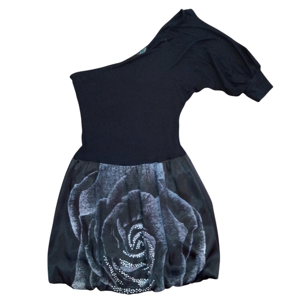 Y2K one sleeve dress size M